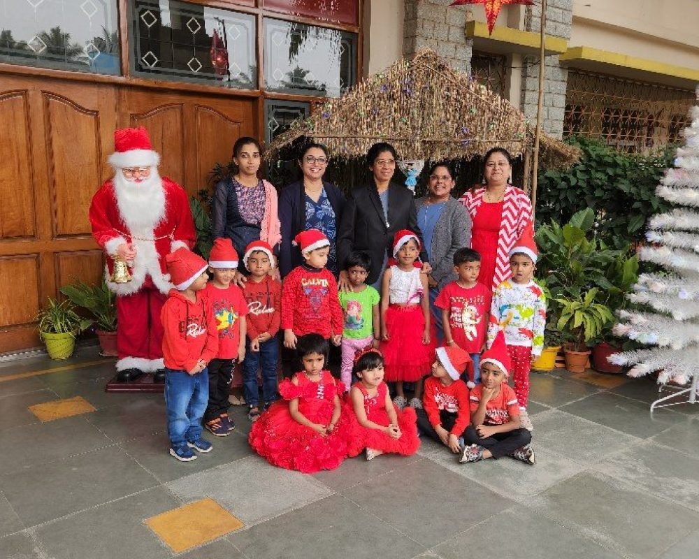 Photos Aradhana Academy Kid's world Christmas celebrations.